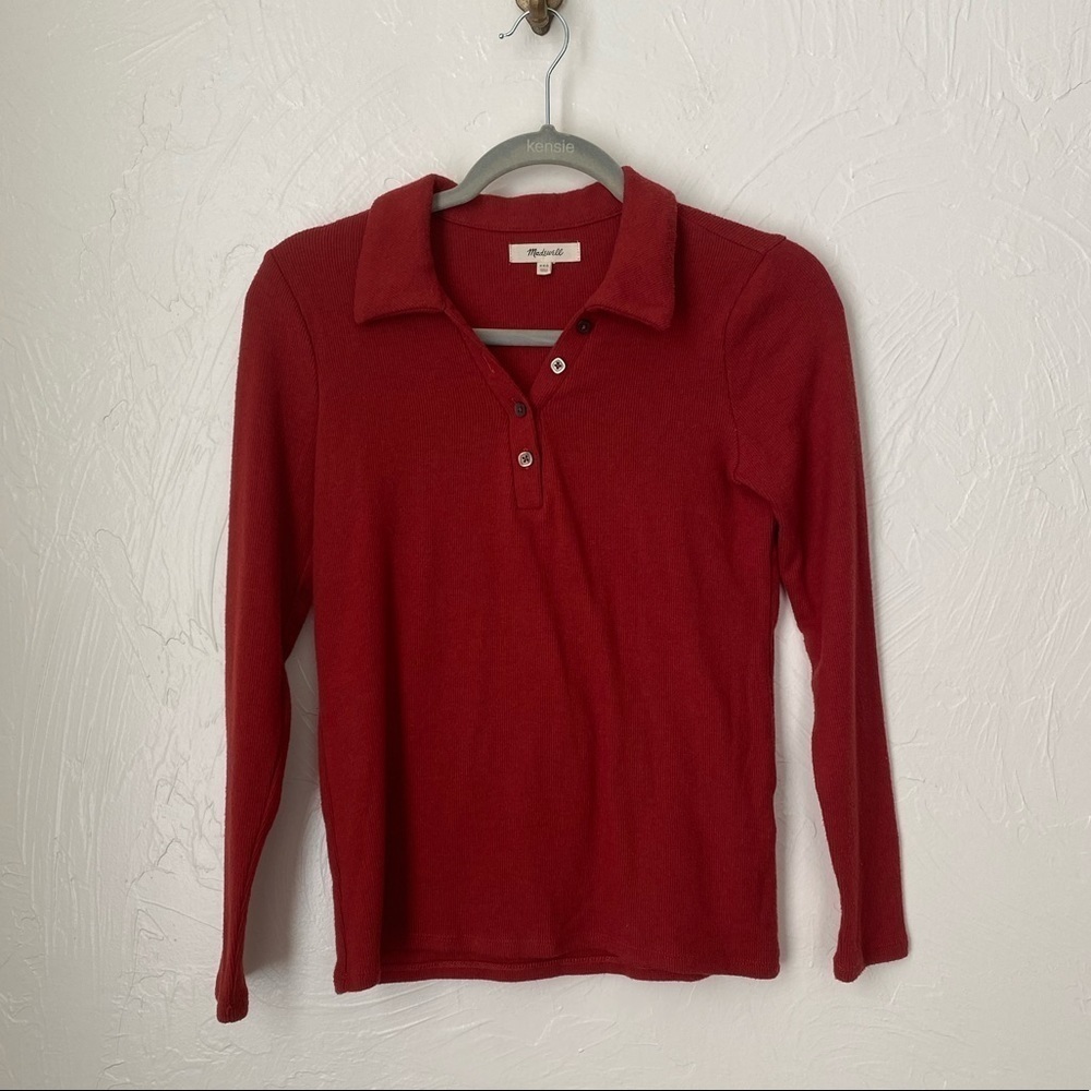 Madewell pull over collared sweater▪️size XXS